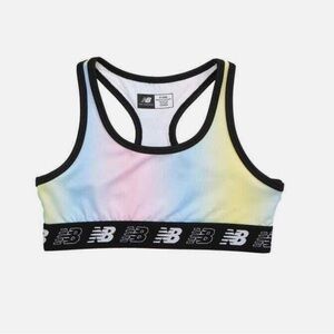 New Balance Girls Silver Active Top Small kids 7/8